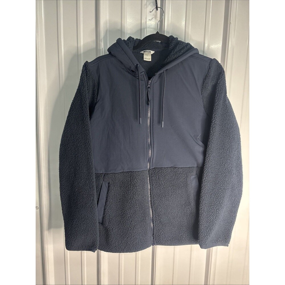 Duluth Trading Company Womens Softmore Sherpa Fleece Navy Large EUC